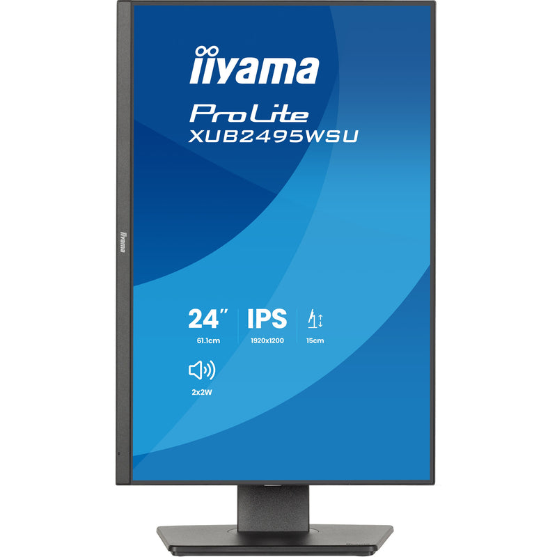 Load image into Gallery viewer, Iiyama prolite xb2495wsu-b1 24.1 monitor (zwart, 100 hz, hdmi, displayport, usb, audio)
