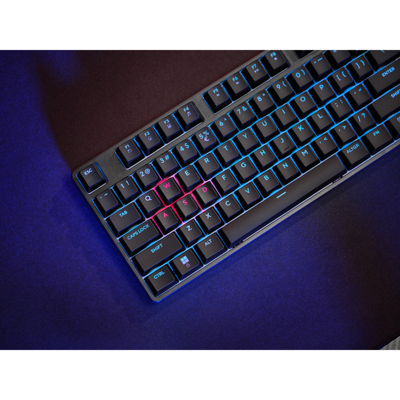 Load image into Gallery viewer, Trust gxt 864 cada compact mechanisch tkl-gamingtoetsenbord (zwart, us lay-out (qwerty), huano brown, rgb)
