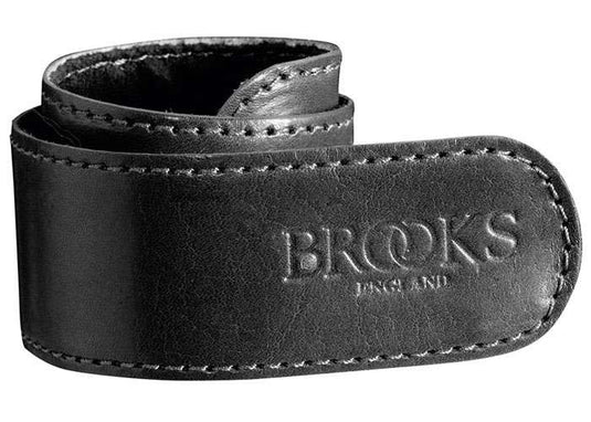 Brooks Broekklem leer black
