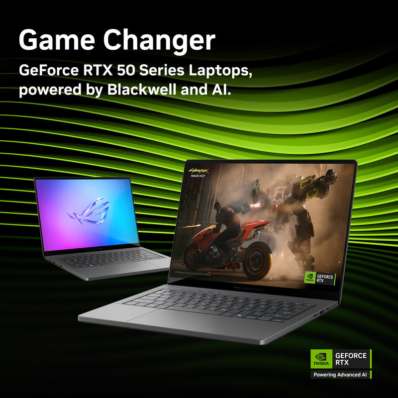 Afbeelding laden in galerijviewer, Asus rog zephyrus g14 ga403up-qs005w 14 copilot+ gaming laptop (grijs | ryzen 9 270 | rtx 5070 | 32 gb | 1 tb ssd | oled)
