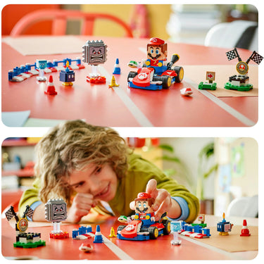 Lego ® super mario™: mario kart™ – interactieve ® mario™ en standaardkart - 72043