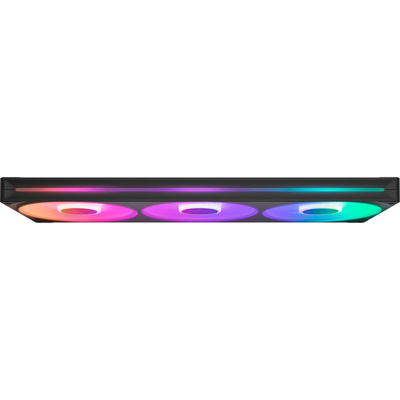 Load image into Gallery viewer, Nzxt f420 rgb core case fans (zwart, 3 stuks, 420 x 140 x 26 mm)
