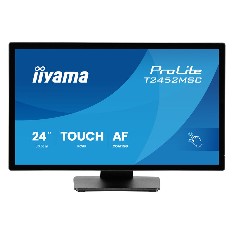 Load image into Gallery viewer, Iiyama prolite t2452msc-b2 24 touchscreen monitor (zwart, hdmi, displayport, usb, audio, touch, 120hz )
