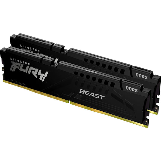 Kingston fury beast 32 gb ddr5-5600 (2x 16 gb) werkgeheugen (zwart, kf556c40bbk2-32, xmp 3.0)