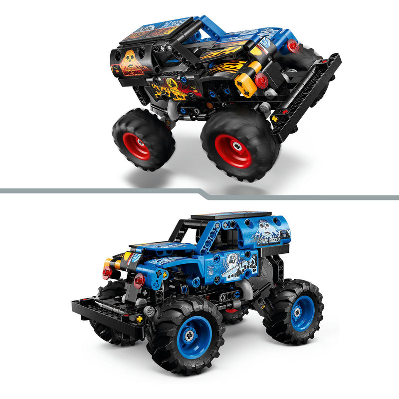 Load image into Gallery viewer, Lego technic 42219 monster jam grave digger vuur en ijs
