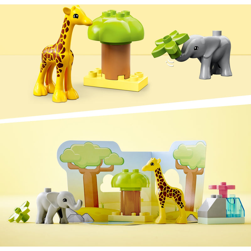 Load image into Gallery viewer, Lego duplo - wilde dieren van afrika constructiespeelgoed (10971)
