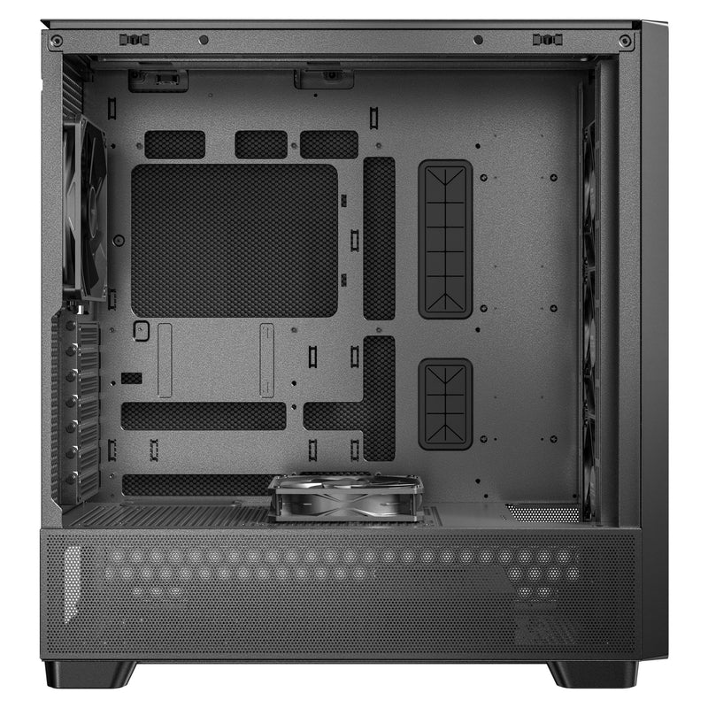 Load image into Gallery viewer, Antec flux se midi tower behuizing (zwart | 2x usb-a | 1x usb-c)
