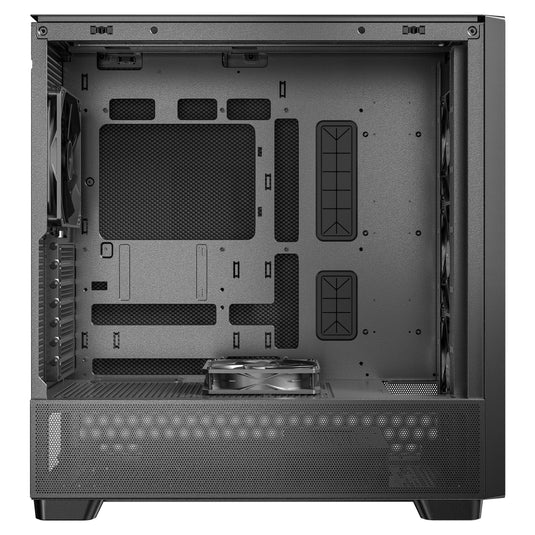 Antec flux se midi tower behuizing (zwart | 2x usb-a | 1x usb-c)