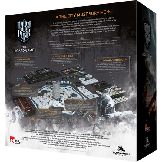 European player network frostpunk bordspel (engels, 1 - 4 spelers, 120 - 150 minuten, vanaf 16 jaar)