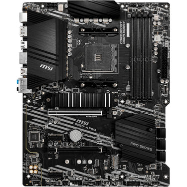 Msi b550-a pro socket am4 moederbord (zwart, raid, gb-lan, sound, atx)