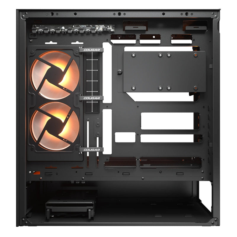 Load image into Gallery viewer, Cougar cfv235 midi tower behuizing (zwart | 2x usb-a | 1x usb-c | rgb | tempered glass)
