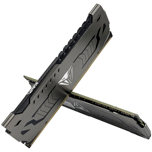 Patriot 16 gb ddr4-3200 kit werkgeheugen (grijs, pvs416g320c6k, viper steel, xmp)