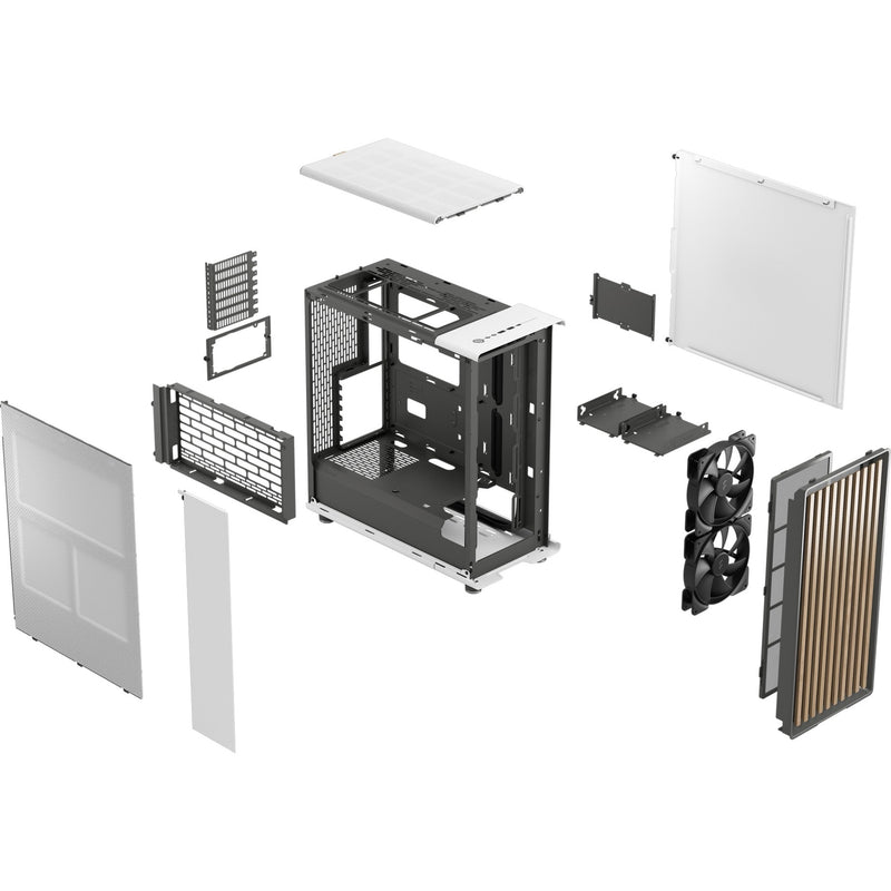 Load image into Gallery viewer, Fractal design north midi tower behuizing (wit | 2x usb-a | 1x usb-c)
