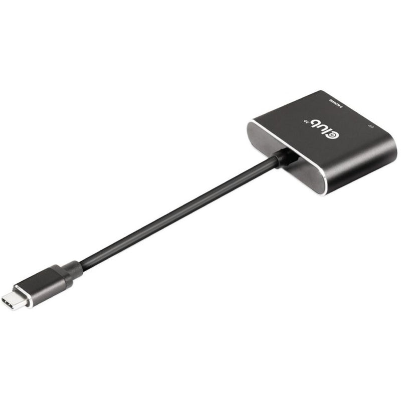 Load image into Gallery viewer, Club 3d usb-c (dp alt-mode) naar displayport + hdmi hub (zwart)
