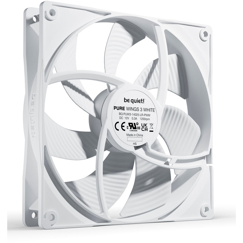 Load image into Gallery viewer, Be quiet! pure wings 3 pwm case fan (wit, 140 x 140 x 25 mm)
