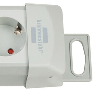 Brennenstuhl premium-line 4-voudig stekkerdoos met schakelaar 1955540100 stekkerdoos (lichtgrijs)