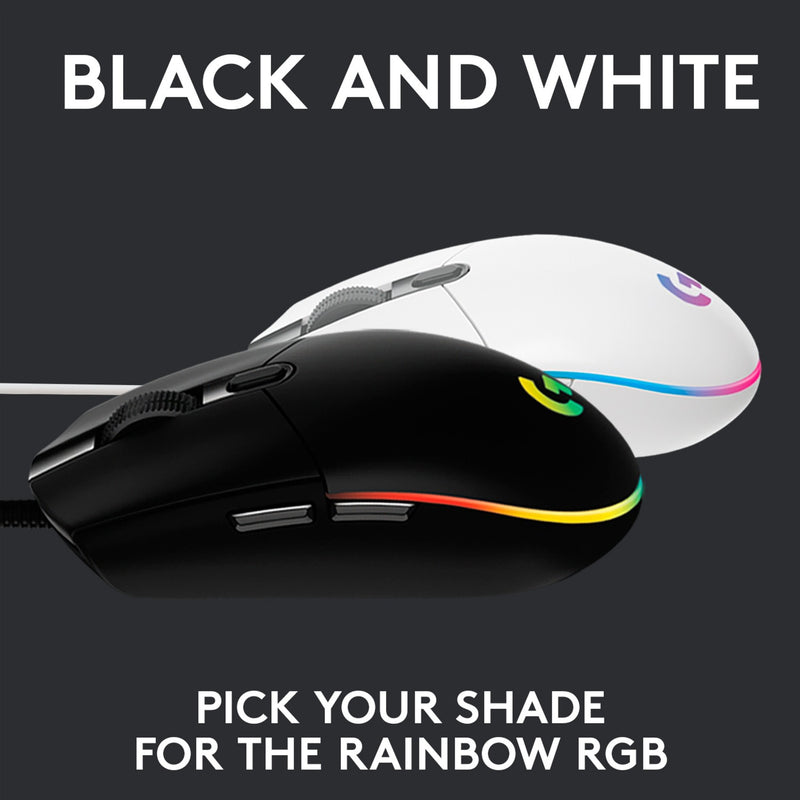 Load image into Gallery viewer, Logitech g203 lightsync gaming muis (zwart, 200 - 8000 dpi, rgb leds)
