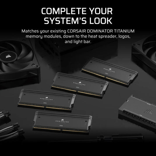 Corsair dominator titanium ddr5 lighting enhancement kit ledverlichting (zwart, cmplekit2)