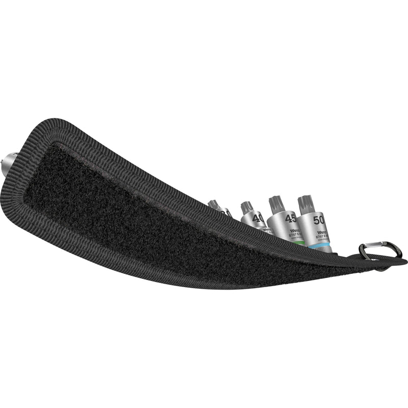 Load image into Gallery viewer, Wera belt b 3 torx® hf zyklop bitdoppen set torx dopsleutel (zwart zilver, met vasthoudfunctie, 3 8 -aandrijving, 9-delig)
