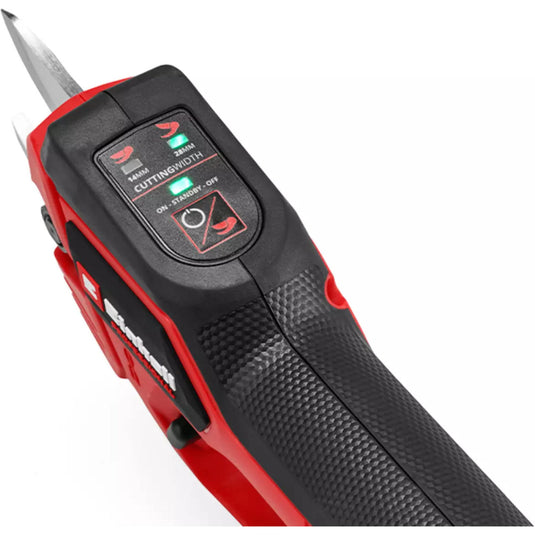 Einhell professionele accusnoeischaar gp-ls 18 28 li bl-solo takkenschaar (rood zwart, accu en oplader niet inbegrepen, power x-change)