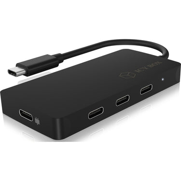 Icy box ib-hub1429-cpd usb-hub (zwart)