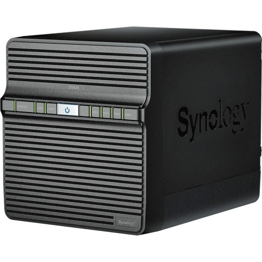 Synology diskstation ds423 nas (zwart, 2x rj-45, 2x usb-a 3.2 (5 gbit s))