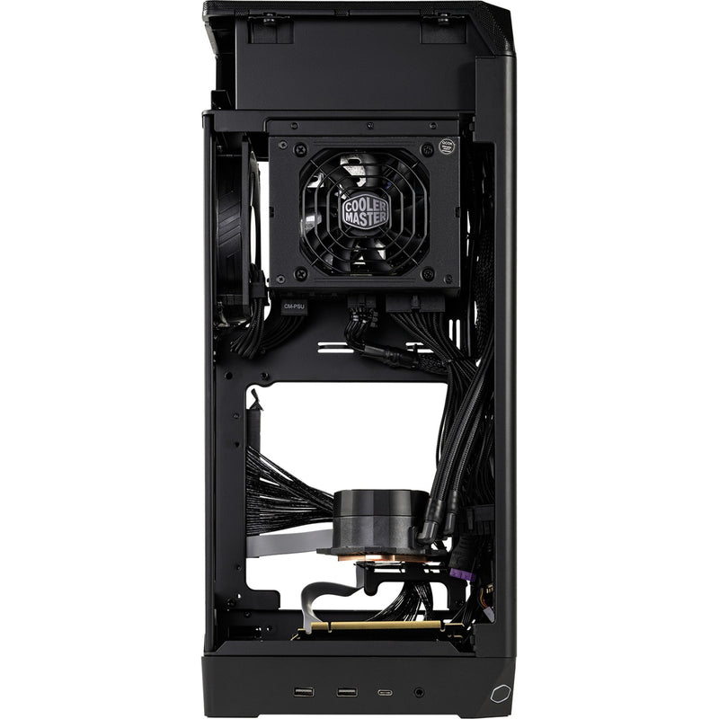 Load image into Gallery viewer, Cooler master ncore 100 max mini tower behuizing (donkergrijs | 2x usb-a | 1x usb-c)
