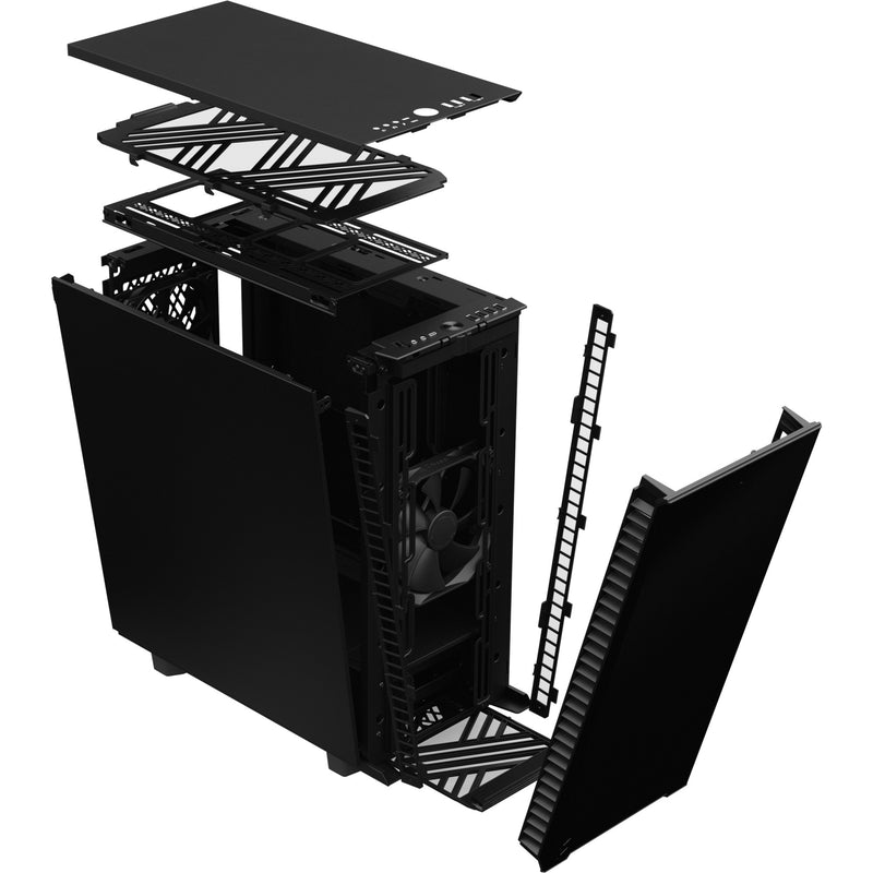 Load image into Gallery viewer, Fractal design define 7 compact midi tower behuizing (zwart | 4x usb-a | 1x usb-c)
