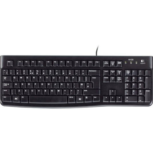 Logitech keyboard k120 for business (us-international lay-out (qwerty), rubberdome)