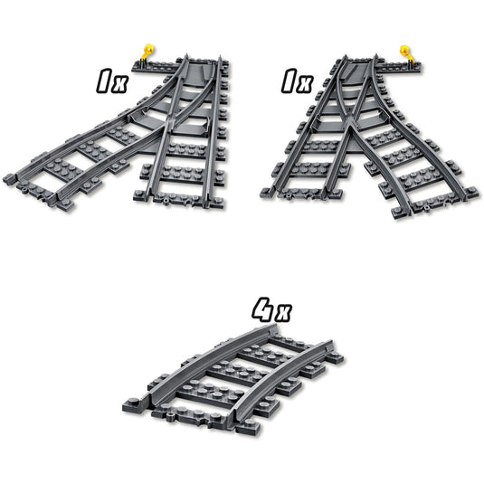 Lego city trein 60238 wissels
