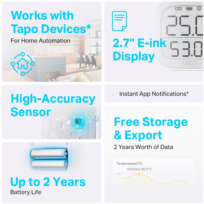 Load image into Gallery viewer, Tp-link tapo t315 slimme temperatuur- en vochtigheidsmonitor sensor
