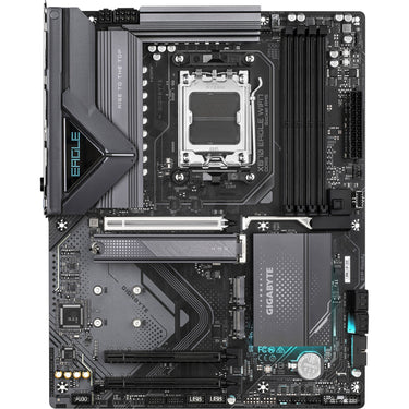 Gigabyte x870 eagle wifi7 socket am5 moederbord (zwart grijs, raid, 2.5gb-lan, wi-fi 7, bt, sound, atx)