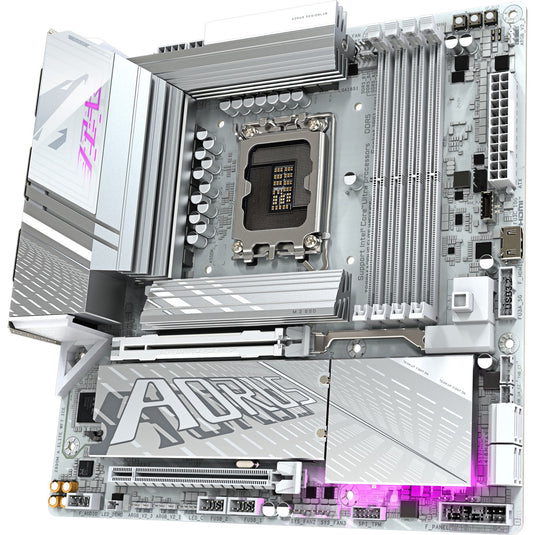 Gigabyte z890m aorus elite wf7 ice socket 1851 moederbord (raid, 2.5gb-lan, wi-fi 7, bt, sound, µatx)