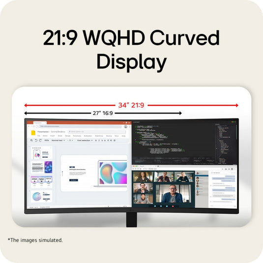 Lg ultrawide 34u601b-b 34 curved monitor (zwart, hdmi, displayport, amd freesync, 120 hz)