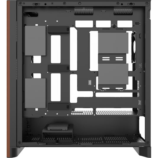 Thermaltake s370 ws midi tower behuizing (zwart | 2x usb-a | 1x usb-c | tempered glass)