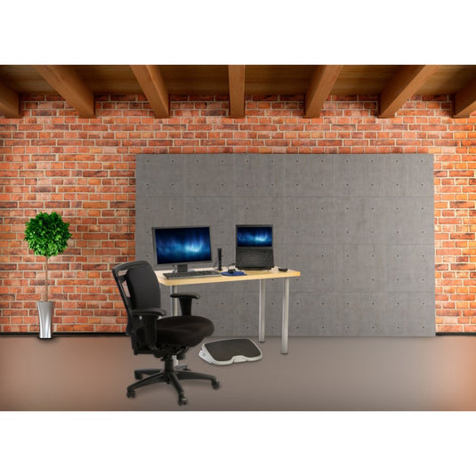 Kensington solemate plus voetensteun (grijs zwart)