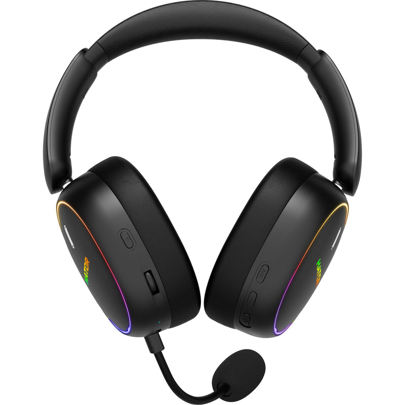 Load image into Gallery viewer, Hator phoenix 2 wireless over-ear gaming headset (zwart, rgb, 2.4ghz bluetooth 5.4 usb-c)

