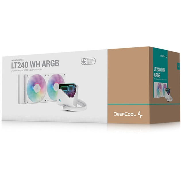 Afbeelding laden in galerijviewer, Deepcool lt240 argb waterkoeling (wit, 4-pins pwm fan-connector)
