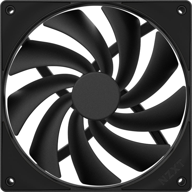 Load image into Gallery viewer, Nzxt f140q case fan (zwart, 140 x 140 x 25 mm, pwm)

