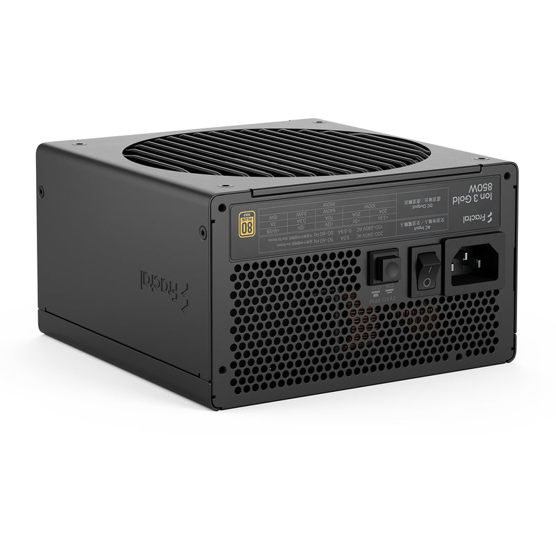 Afbeelding laden in galerijviewer, Fractal design ion gold 3 modulaire 850 watt voeding (zwart, 1x 12v-2x6, 3x pcie)

