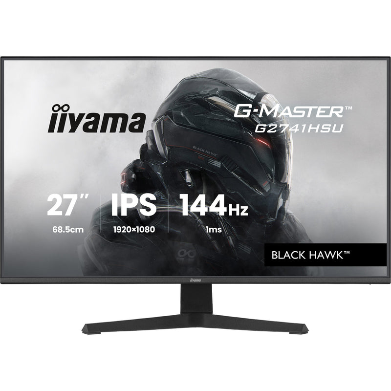 Load image into Gallery viewer, Iiyama g-master black hawk g2741hsu-b1 27 gaming monitor (zwart, hdmi, displayport, 2x usb-a, usb-b, 144 hz)
