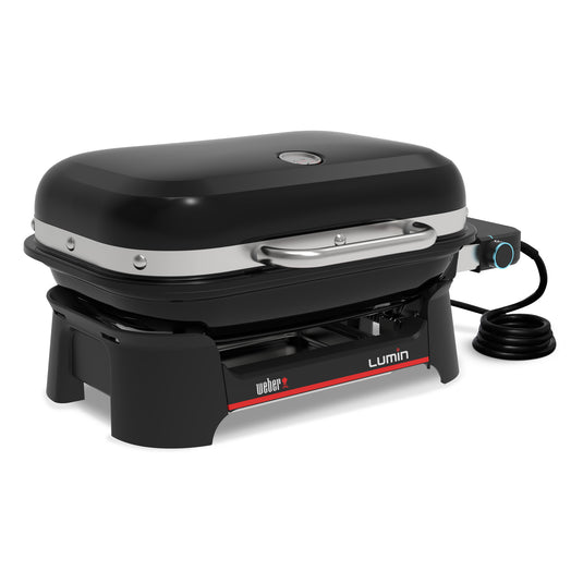Weber lumin compact elektrische barbecue voor buiten (zwart)