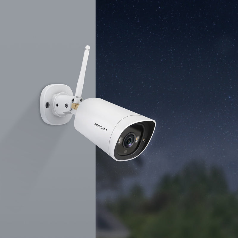 Load image into Gallery viewer, Foscam g4c, 2k starlight wifi buiten beveiligingscamera (wit)
