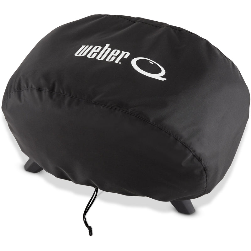 Load image into Gallery viewer, Weber premium hoes voor q1100 1200 beschermkap (zwart)

