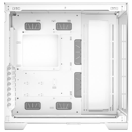 Antec c8 midi tower behuizing (wit zilver | 2x usb-a | 1x usb-c | tempered glass)