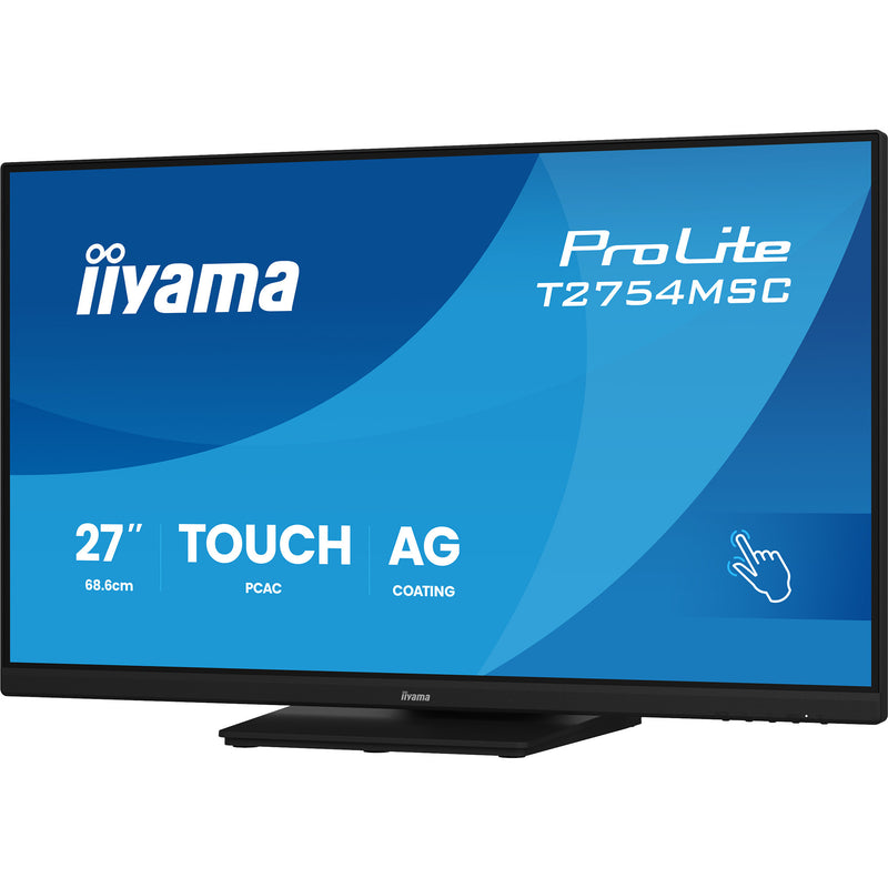Load image into Gallery viewer, Iiyama prolite t2754msc-b2ag 27 touchscreen monitor (zwart (mat), touch, vga, hdmi, audio, usb)
