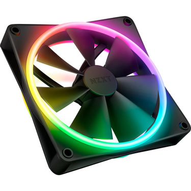 Nzxt f140 rgb duo case fan (zwart, 140 x 140 x 25 mm, pwm, zonder controller)