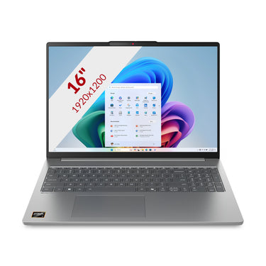 Lenovo ideapad slim 5 16akp10 (83hy008kmh) 16 copilot+ laptop (grijs | ryzen ai 7 350 | radeon 860m graphics | 16 gb | 512 gb ssd)