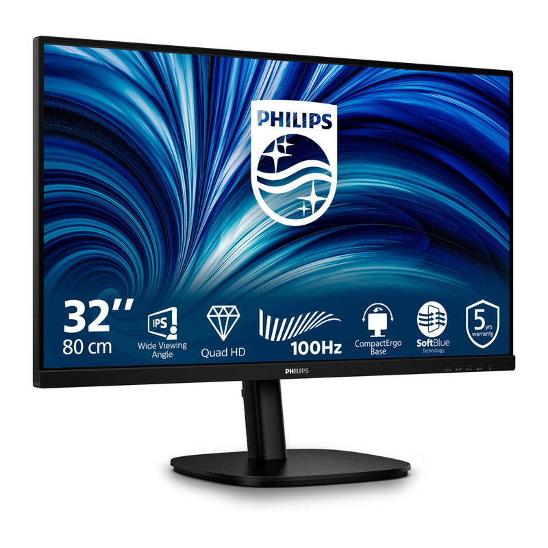 Load image into Gallery viewer, Philips 32b2n3500 31.5 monitor (zwart, 2x hdmi, displayport, 3x usb-a, usb-b)
