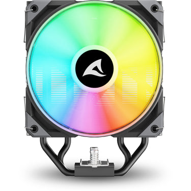 Sharkoon a40 rgb cpu-koeler (zwart, 4-pins pwm fan-connector)